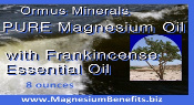 Ormus Minerals PURE Magnesium Oil with Frankincense Esential Oil
