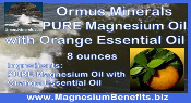Ormus Minerals PURE Magnesium Oil with Orange Oil